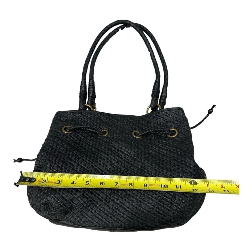 The Sak Black Woven Hobo Bag
